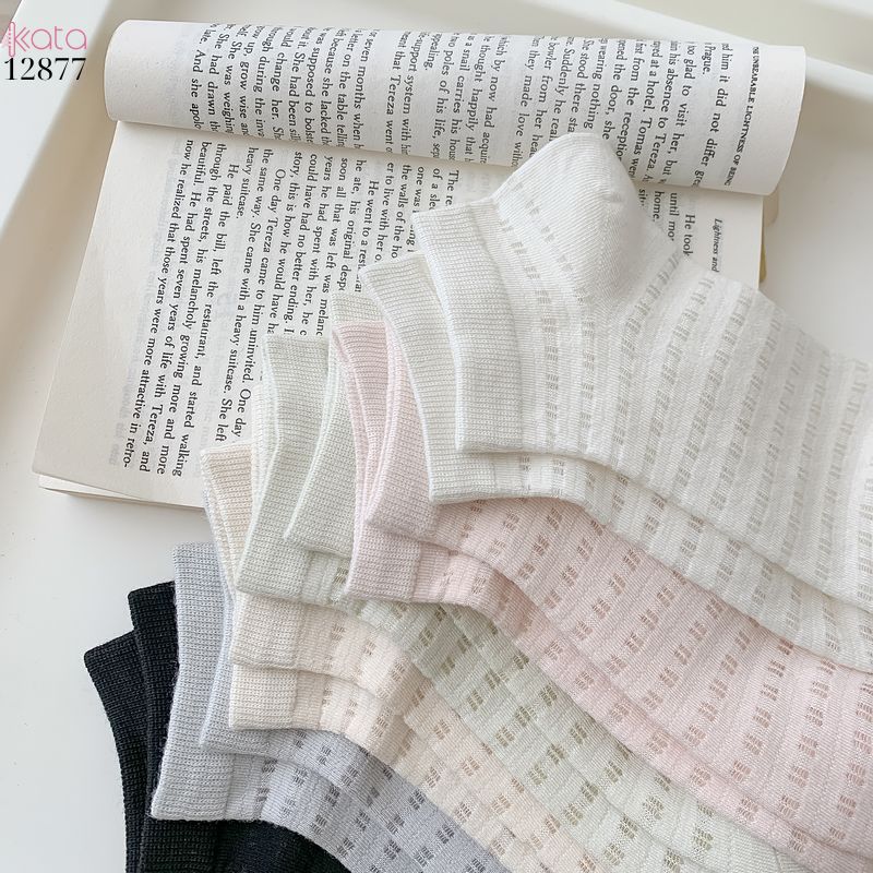Tất lưới sợi tre mùa hè,vớ ngắn thoáng khí thấm hút mồ hôi 12877