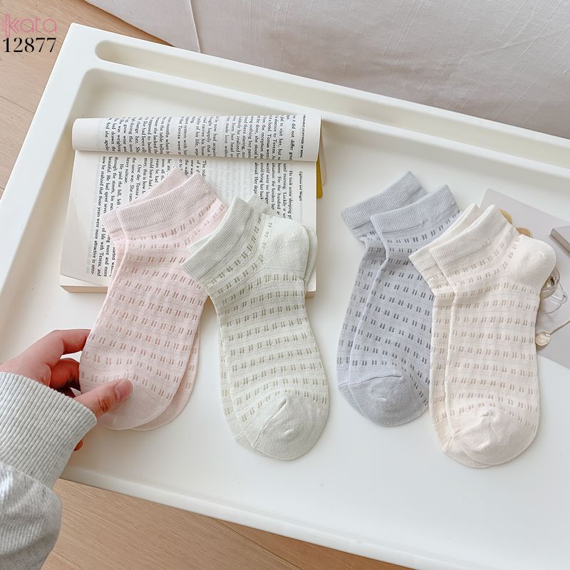 Tất lưới sợi tre mùa hè,vớ ngắn thoáng khí thấm hút mồ hôi 12877