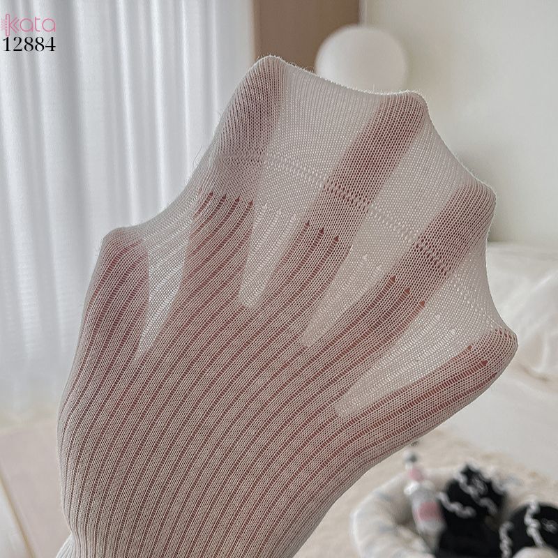 Tất bông mềm mịn thoáng khí phong cách Hàn Quốc,vớ nữ xuân hè vải mỏng mát chất lượng cao 12884