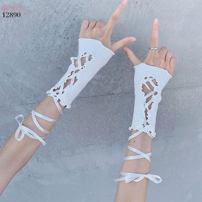 Ống tay lolita,ống chân ren thời trang Y2k Lolita Ballet Style 12889
