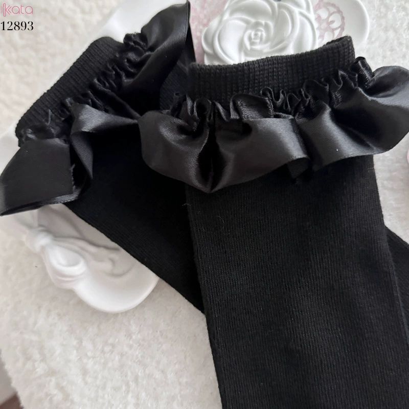 Tất JK viền nấm,vớ bắp chân sinh viên lolita 12893