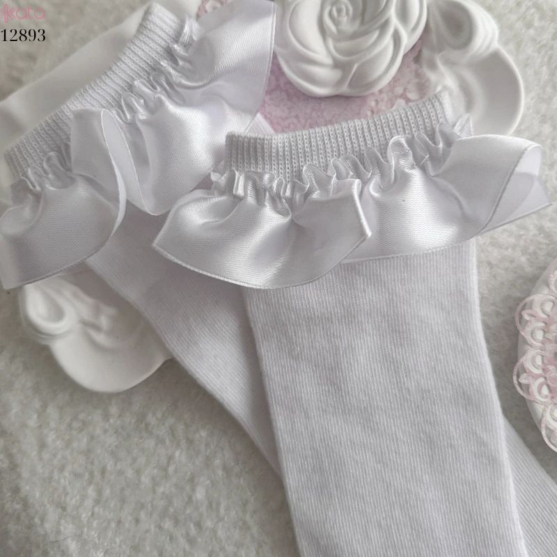 Tất JK viền nấm,vớ bắp chân sinh viên lolita 12893