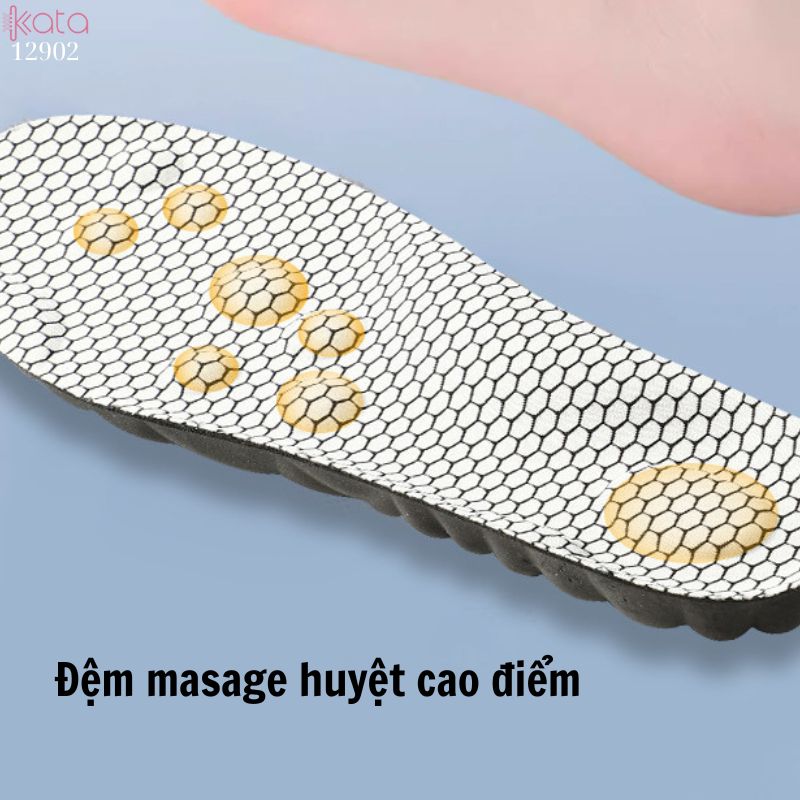 Lót giày thể thao Graphene 4D, công nghệ đám mây pu, massage,thấm hút mồ hôi,chống mùi 12903