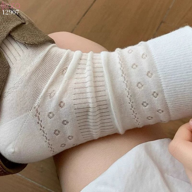 Tất nữ mùa hè,vớ lưới bông mỏng, thoáng khí 12907