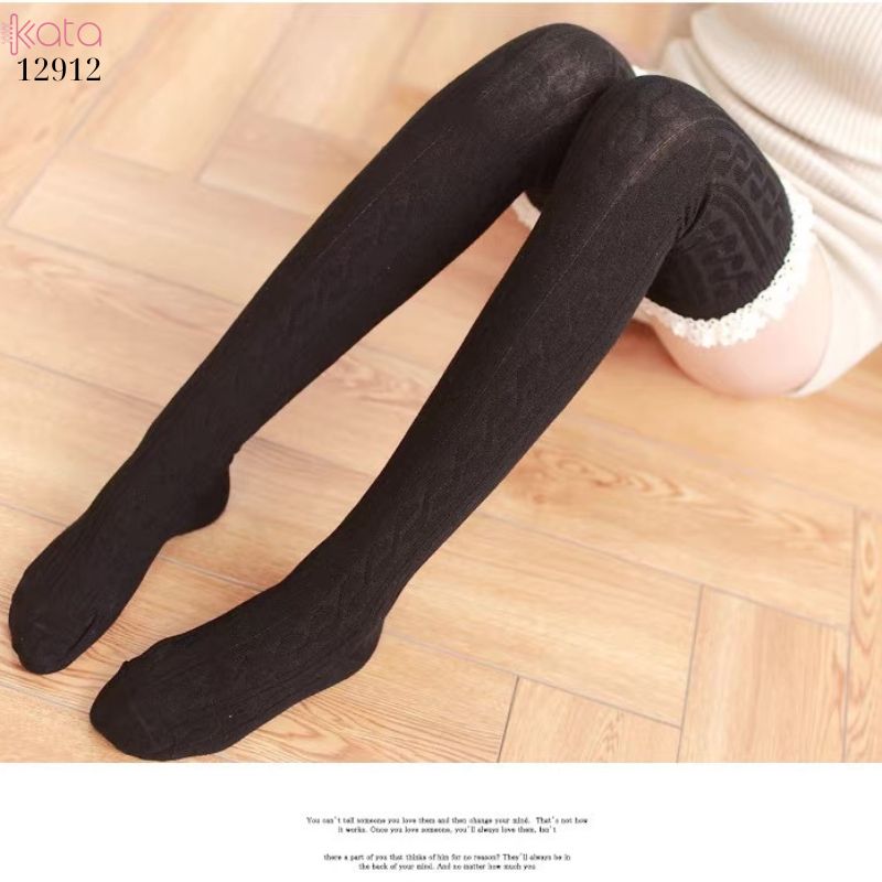 Tất ren trên đầu gối lolita,vớ đi bốt dễ thương ngọt ngào 12912
