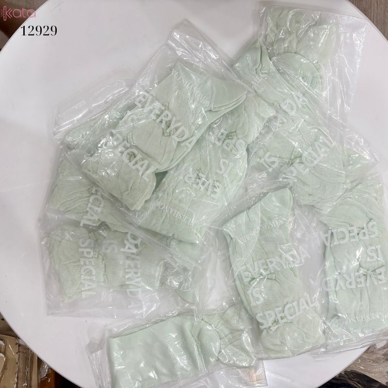 Tất ruy băng nhỏ bông mềm dễ thương,vớ giữa bắp chân Lolita cotton 12929