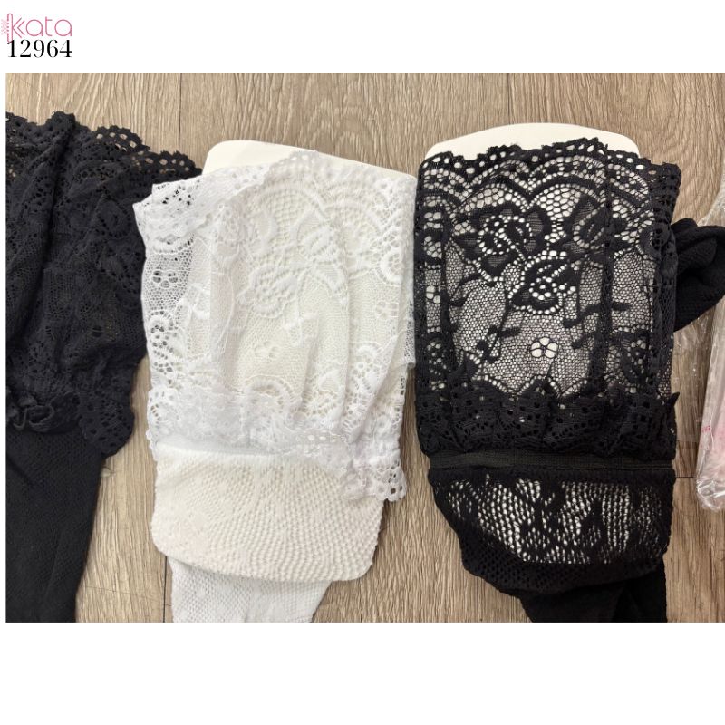Tất đi bốt qua đầu gối,vớ ren lưới cổ điển 12964