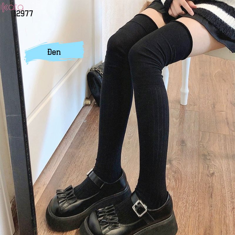 Tất qua gối JK,vớ qua gối thu đông JK 12977