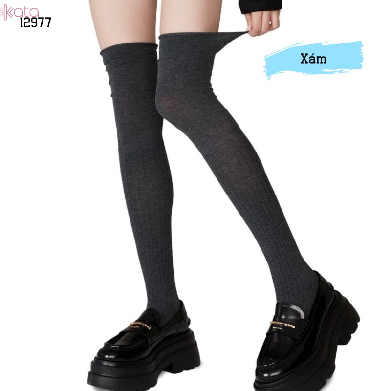 Tất qua gối JK,vớ qua gối thu đông JK 12977