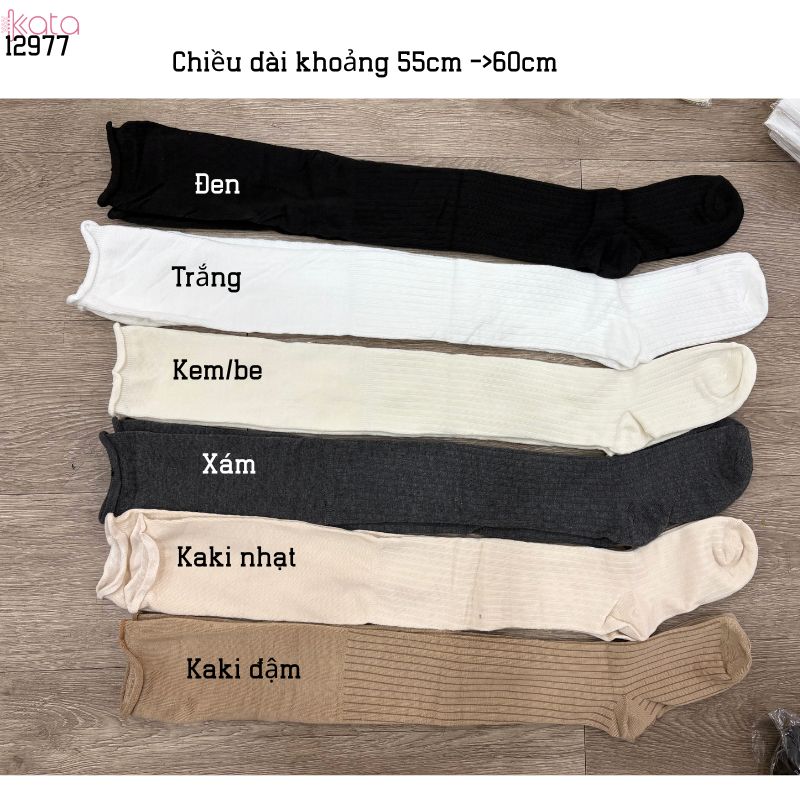 Tất qua gối JK,vớ qua gối thu đông JK 12977