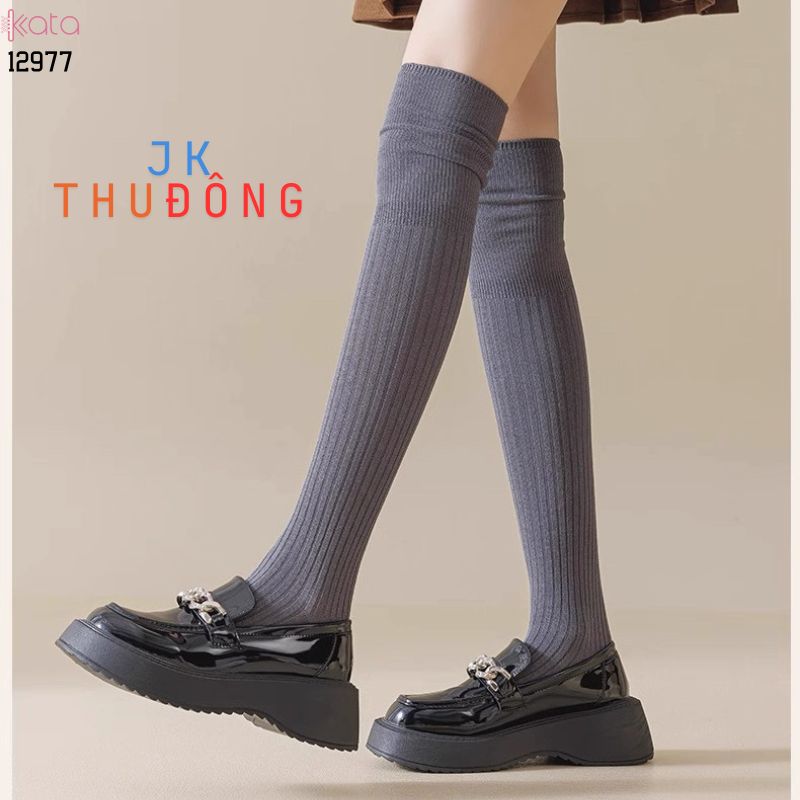 Tất qua gối JK,vớ qua gối thu đông JK 12977