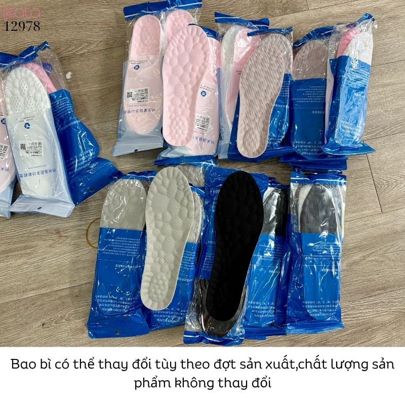 Lót giày massage thể thao đứng lâu mỏi,đàn hồi mềm dẻo thoáng khí và thấm hút mồ hôi 12980