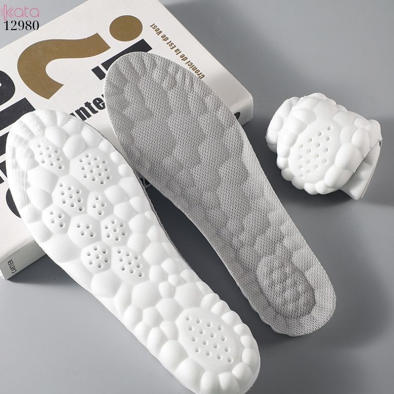 Lót giày massage thể thao đứng lâu mỏi,đàn hồi mềm dẻo thoáng khí và thấm hút mồ hôi 12980