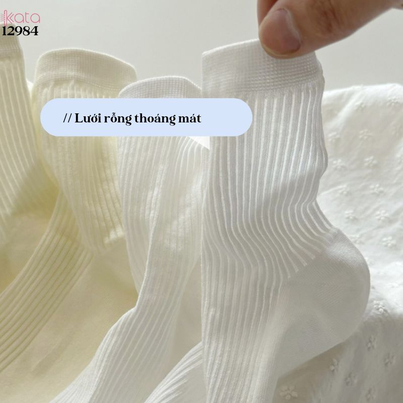 Tất bông mềm mịn,vớ mỏng xân hè thấm hút mồ hôi 12984