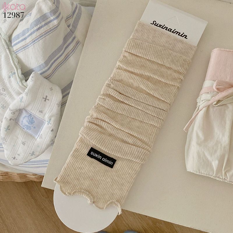 Ống tất mỏng thời trang,tất ống chân thon gọn mùa hè 12987