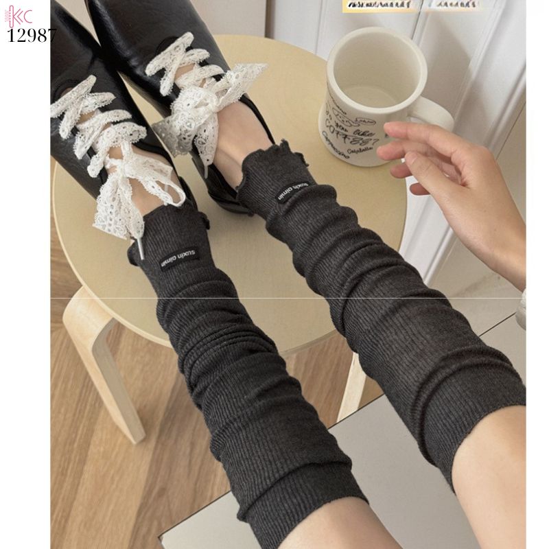 Ống tất mỏng thời trang,tất ống chân thon gọn mùa hè 12987
