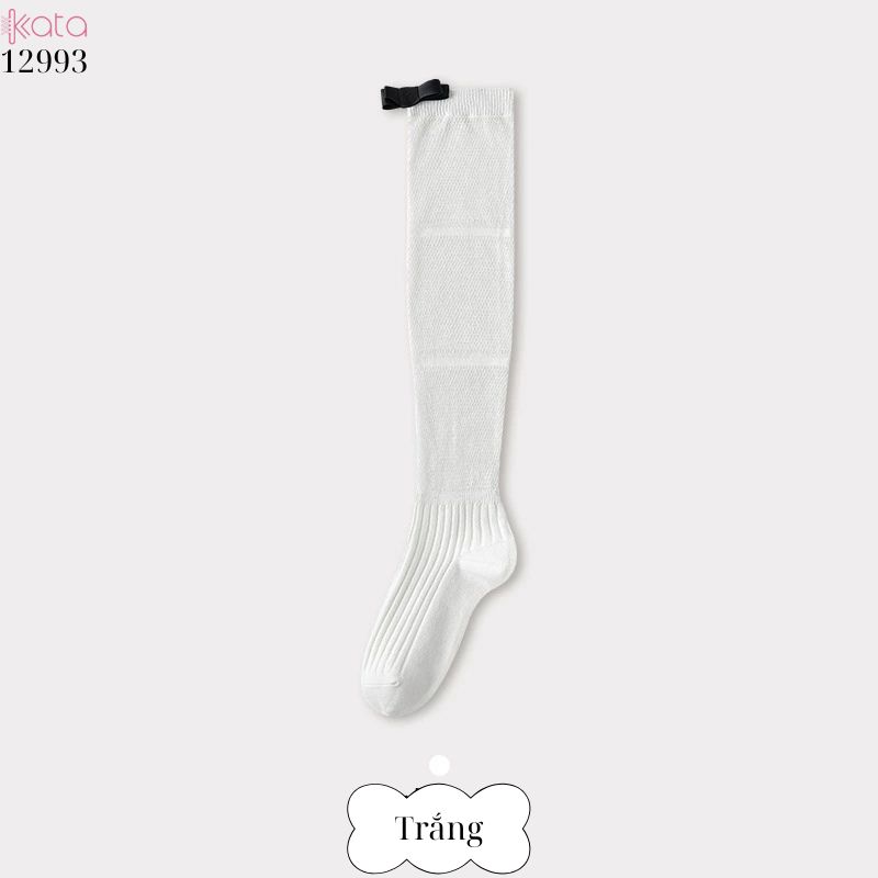 Tất ruy băng siêu mỏng vải bông mềm mịn,vớ bắp chân thấm hút mồ hôi thoáng khí 12993
