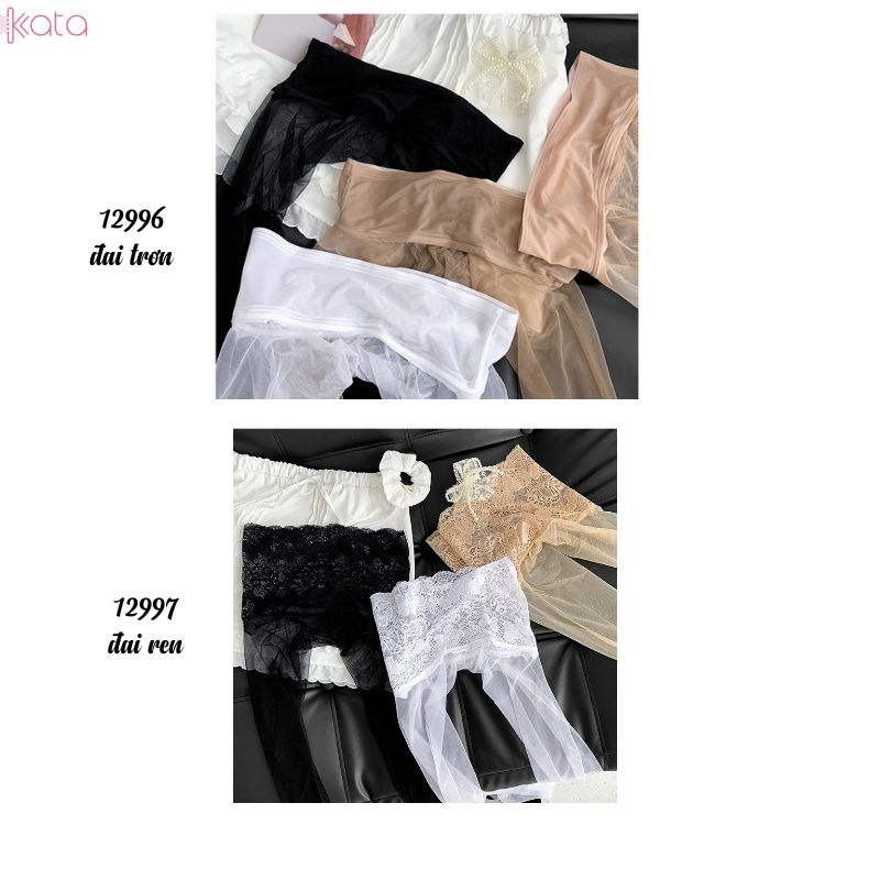 Quần tất đai ren cotton,nude, siêu mỏng, chống vướng, không tuột, vớ da lụa đen mỏng xuân hè nữ 12997