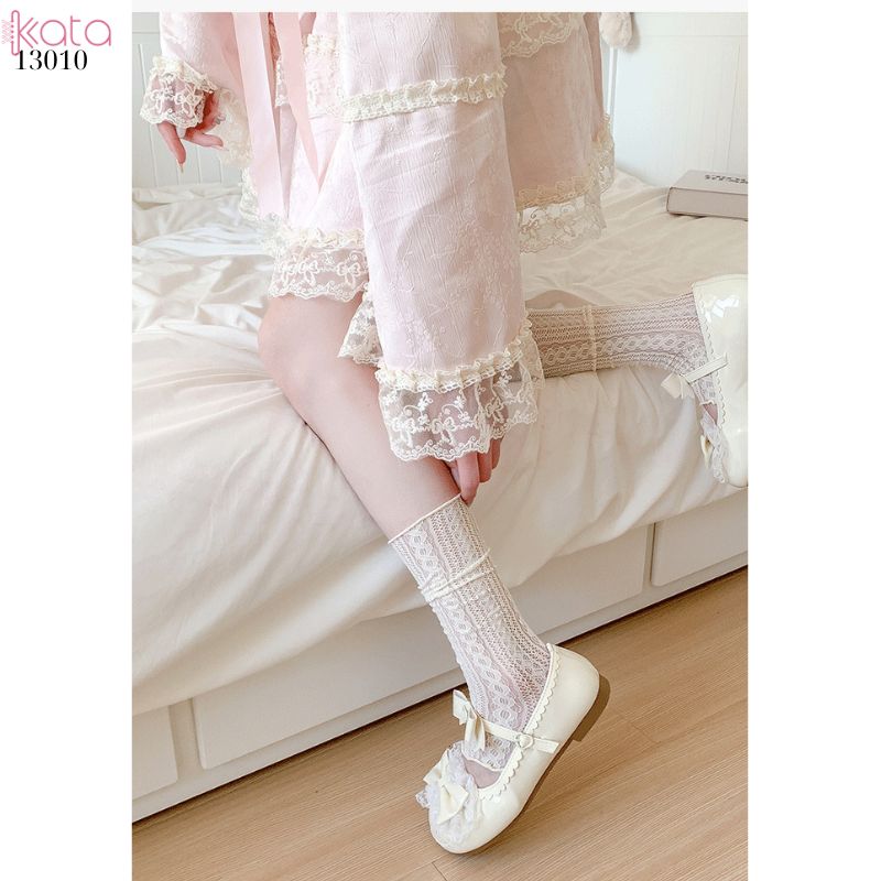 Ống tất thời trang lolita ,ống chân mỏng phong cách ballet 13010