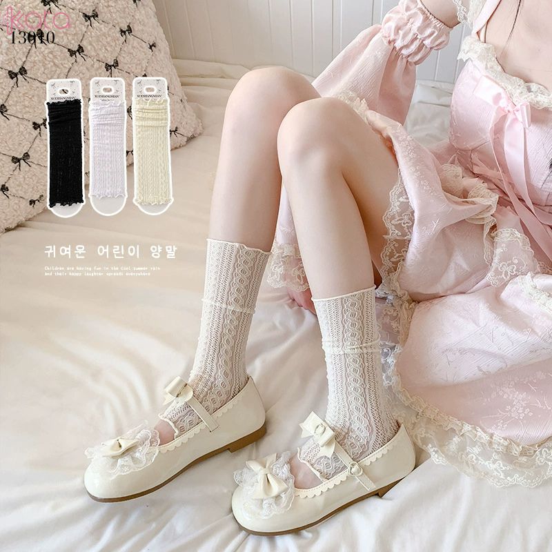 Ống tất thời trang lolita ,ống chân mỏng phong cách ballet 13010