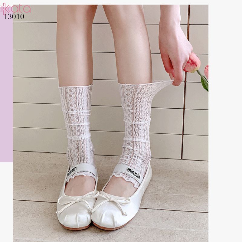 Ống tất thời trang lolita ,ống chân mỏng phong cách ballet 13010