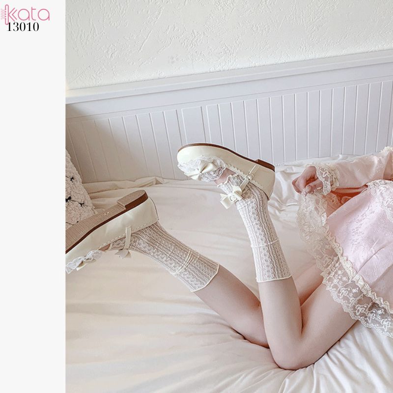 Ống tất thời trang lolita ,ống chân mỏng phong cách ballet 13010
