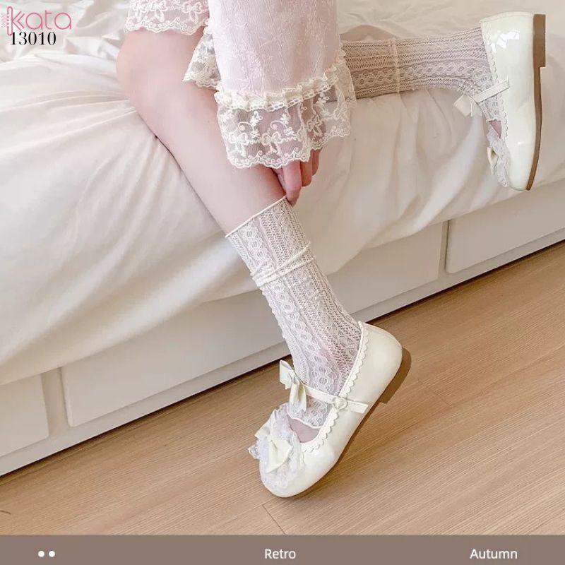 Ống tất thời trang lolita ,ống chân mỏng phong cách ballet 13010