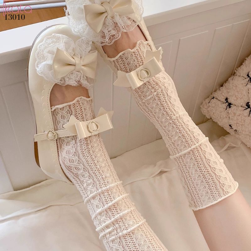 Ống tất thời trang lolita ,ống chân mỏng phong cách ballet 13010