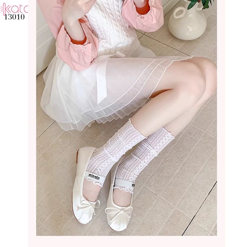 Ống tất thời trang lolita ,ống chân mỏng phong cách ballet 13010