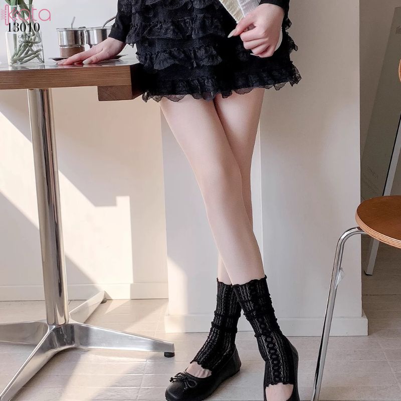 Ống tất thời trang lolita ,ống chân mỏng phong cách ballet 13010