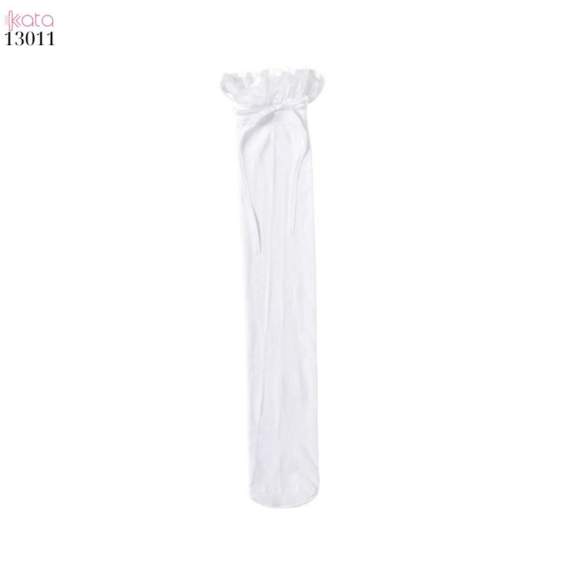 Tất trên đầu gối lolita ruy băng,vớ nhung co giãn chất lượng tốt phong cách JK 13011