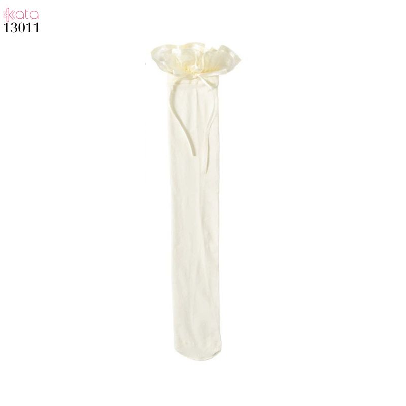 Tất trên đầu gối lolita ruy băng,vớ nhung co giãn chất lượng tốt phong cách JK 13011