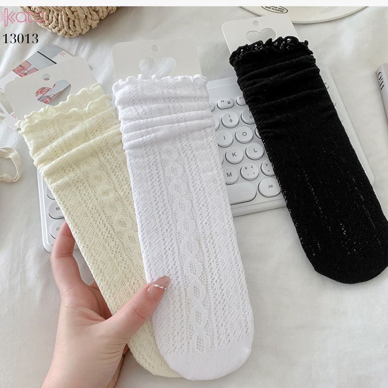 Tất mỏng ren lưới mùa hè,vớ giữa bắp chân phong cách lolita 13013