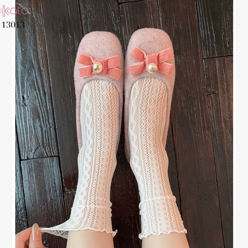 Tất mỏng ren lưới mùa hè,vớ giữa bắp chân phong cách lolita 13013