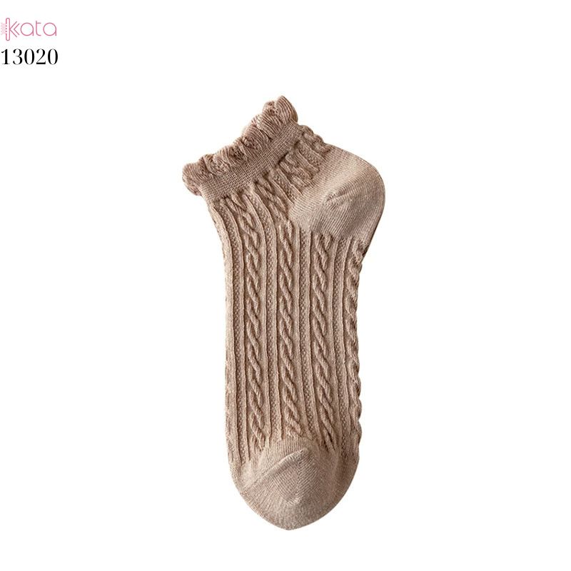 Tất cổ ngắn bông mềm mịn thấm hút mồ hôi,vớ ren dễ thương JK 13020