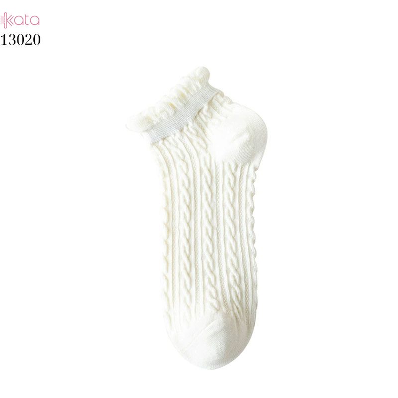 Tất cổ ngắn bông mềm mịn thấm hút mồ hôi,vớ ren dễ thương JK 13020