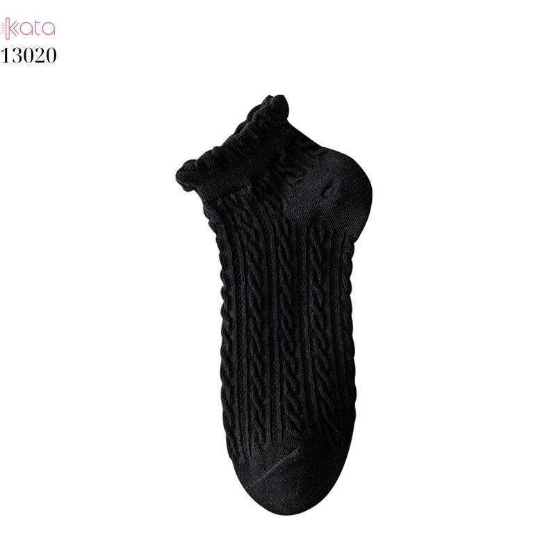 Tất cổ ngắn bông mềm mịn thấm hút mồ hôi,vớ ren dễ thương JK 13020