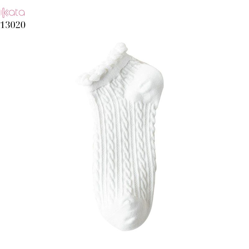 Tất cổ ngắn bông mềm mịn thấm hút mồ hôi,vớ ren dễ thương JK 13020