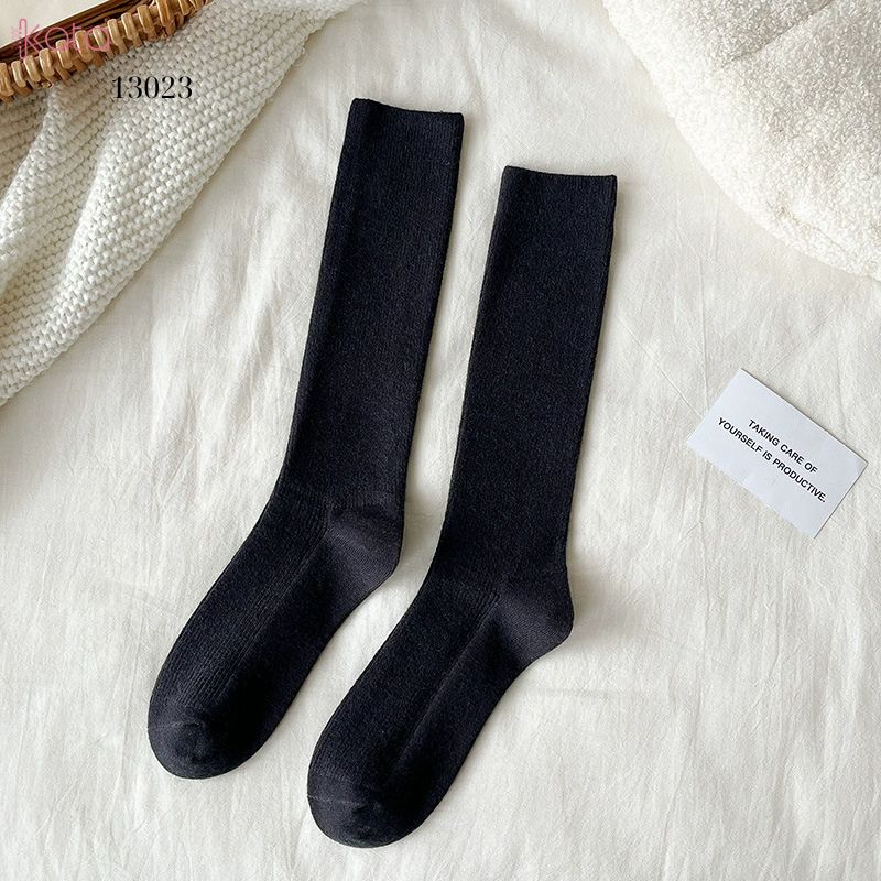 Tất bắp chân vải Cashmere chất lượng cao,vớ dày thu đông 13023