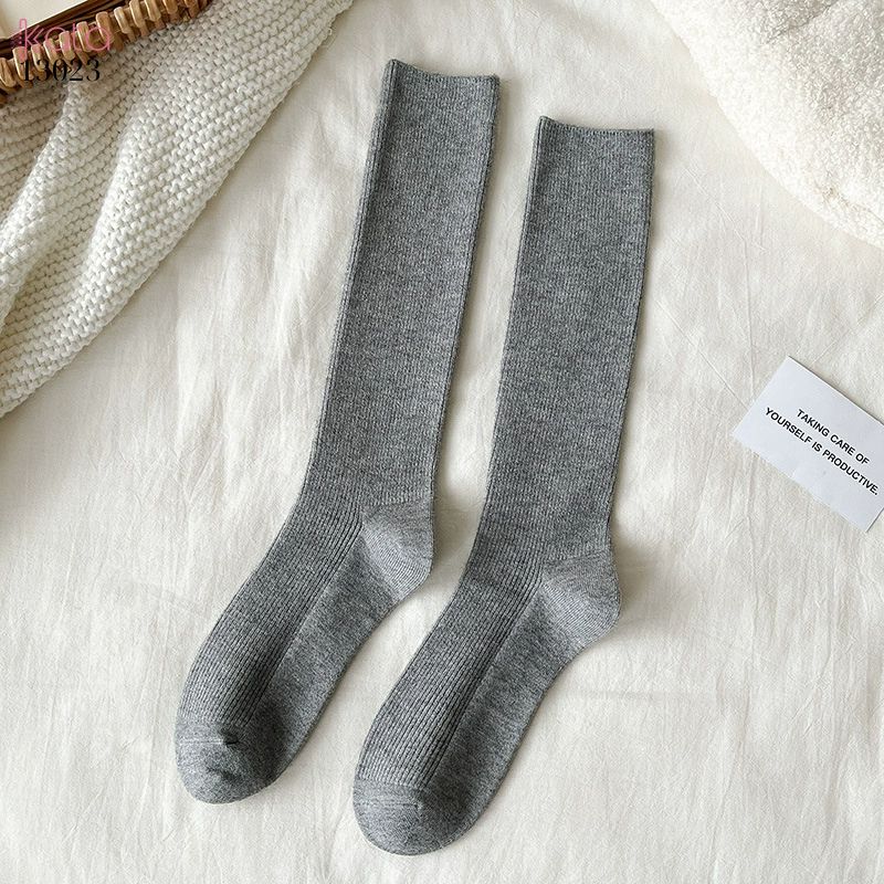Tất bắp chân vải Cashmere chất lượng cao,vớ dày thu đông 13023