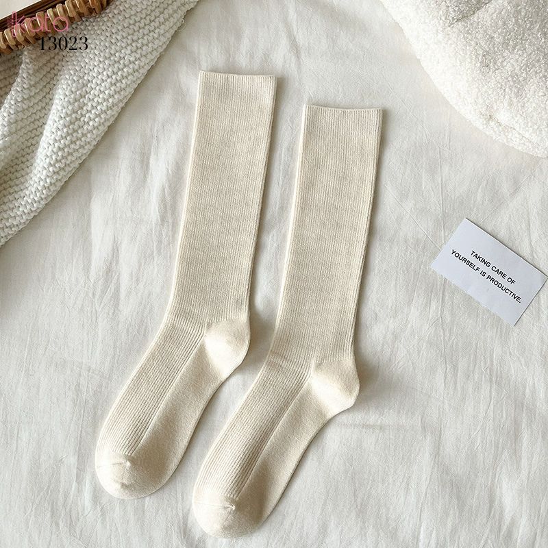 Tất bắp chân vải Cashmere chất lượng cao,vớ dày thu đông 13023