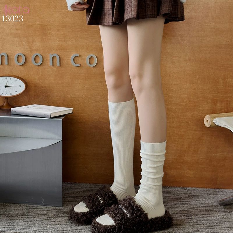 Tất bắp chân vải Cashmere chất lượng cao,vớ dày thu đông 13023
