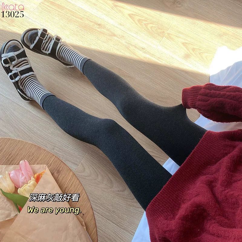 Quần cotton mỏng nâng mông và bụng giảm béo chân mùa xuân thu 13025