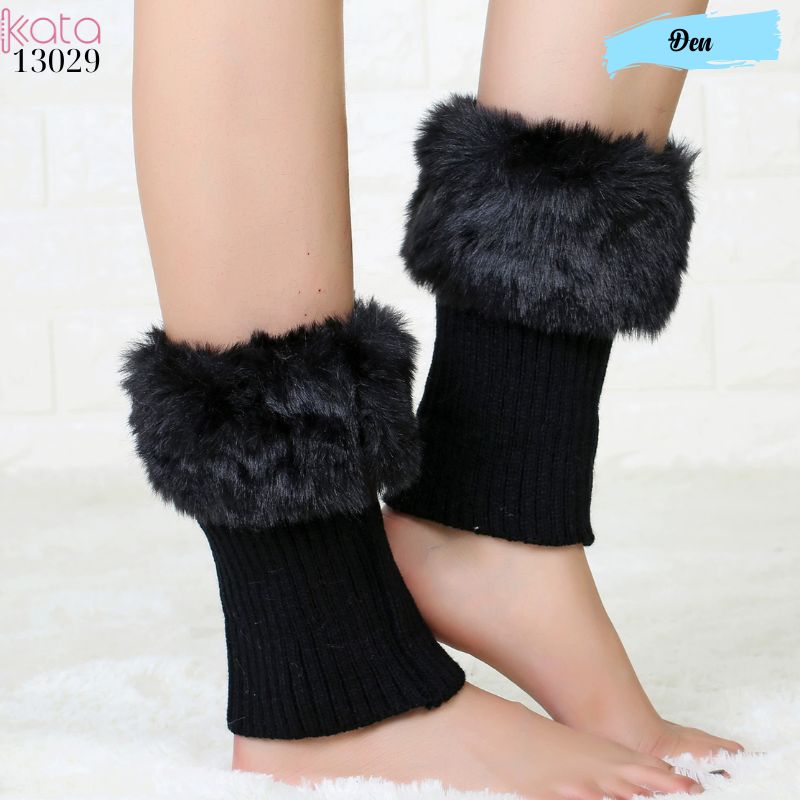Tất lông cổ chân phong cách Hàn Quốc,ống tất thời trang ấm áp mùa thu đông 13029