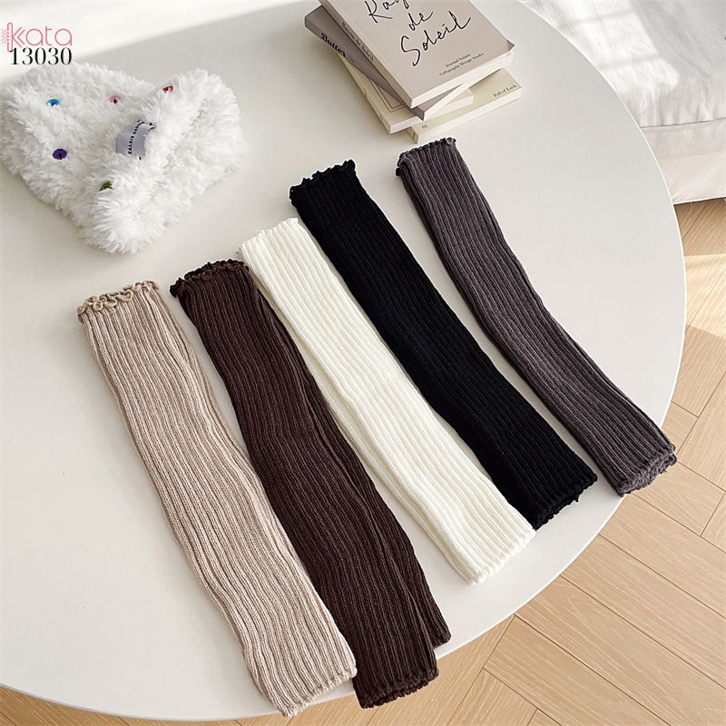 Ống tất thời trang y2k dệt kim dày,tất ống chân ấm áp mùa thu đông 13030