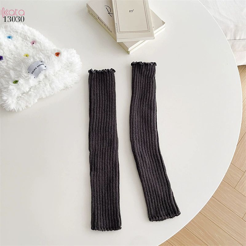 Ống tất thời trang y2k dệt kim dày,tất ống chân ấm áp mùa thu đông 13030