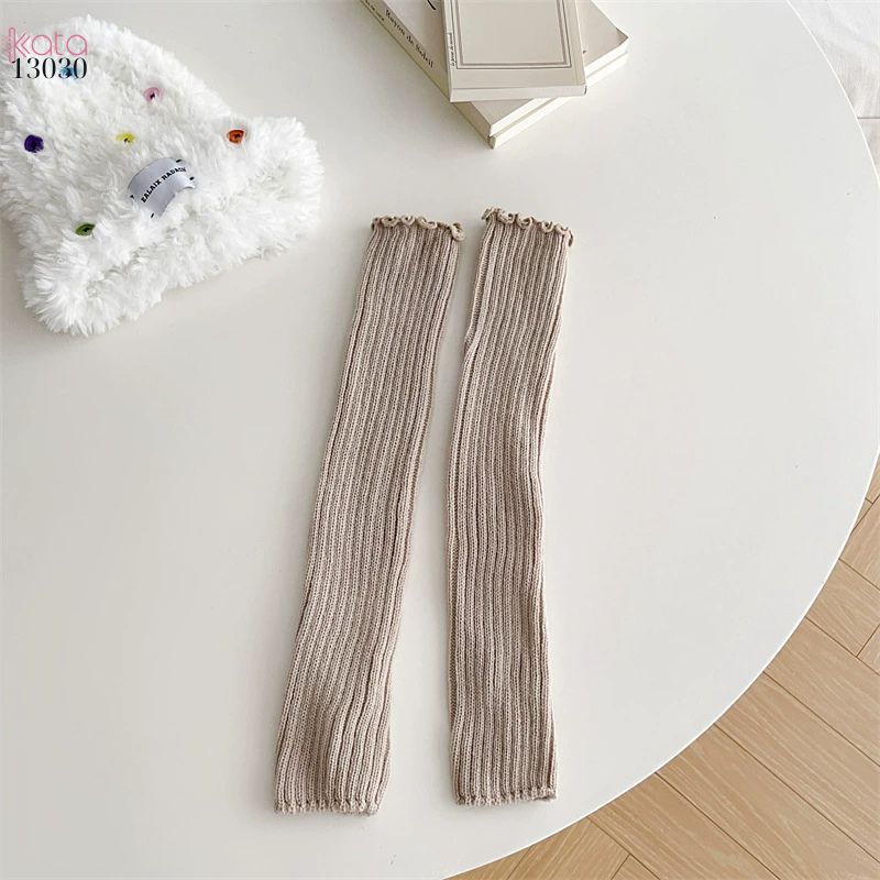 Ống tất thời trang y2k dệt kim dày,tất ống chân ấm áp mùa thu đông 13030