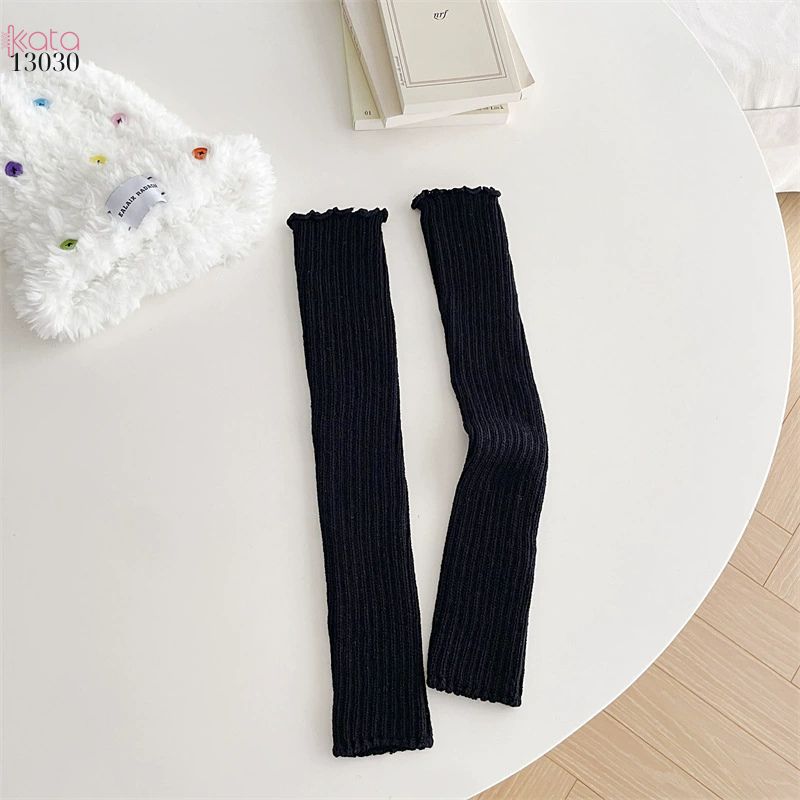 Ống tất thời trang y2k dệt kim dày,tất ống chân ấm áp mùa thu đông 13030