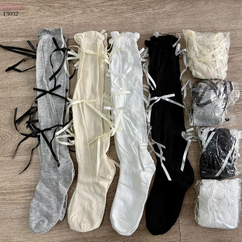 Tất nơ bắp chân mùa xuân thu phong cách preppy JK 13032 Tất nơ bắp chân mùa xuân thu phong cách preppy JK 13032