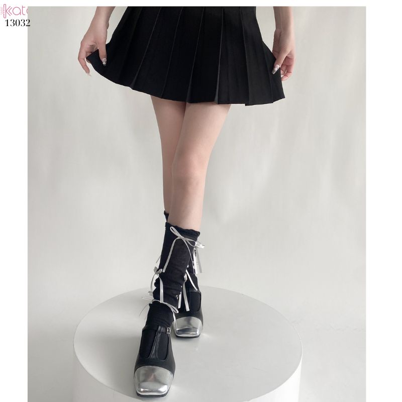Tất nơ bắp chân mùa xuân thu phong cách preppy JK 13032 Tất nơ bắp chân mùa xuân thu phong cách preppy JK 13032